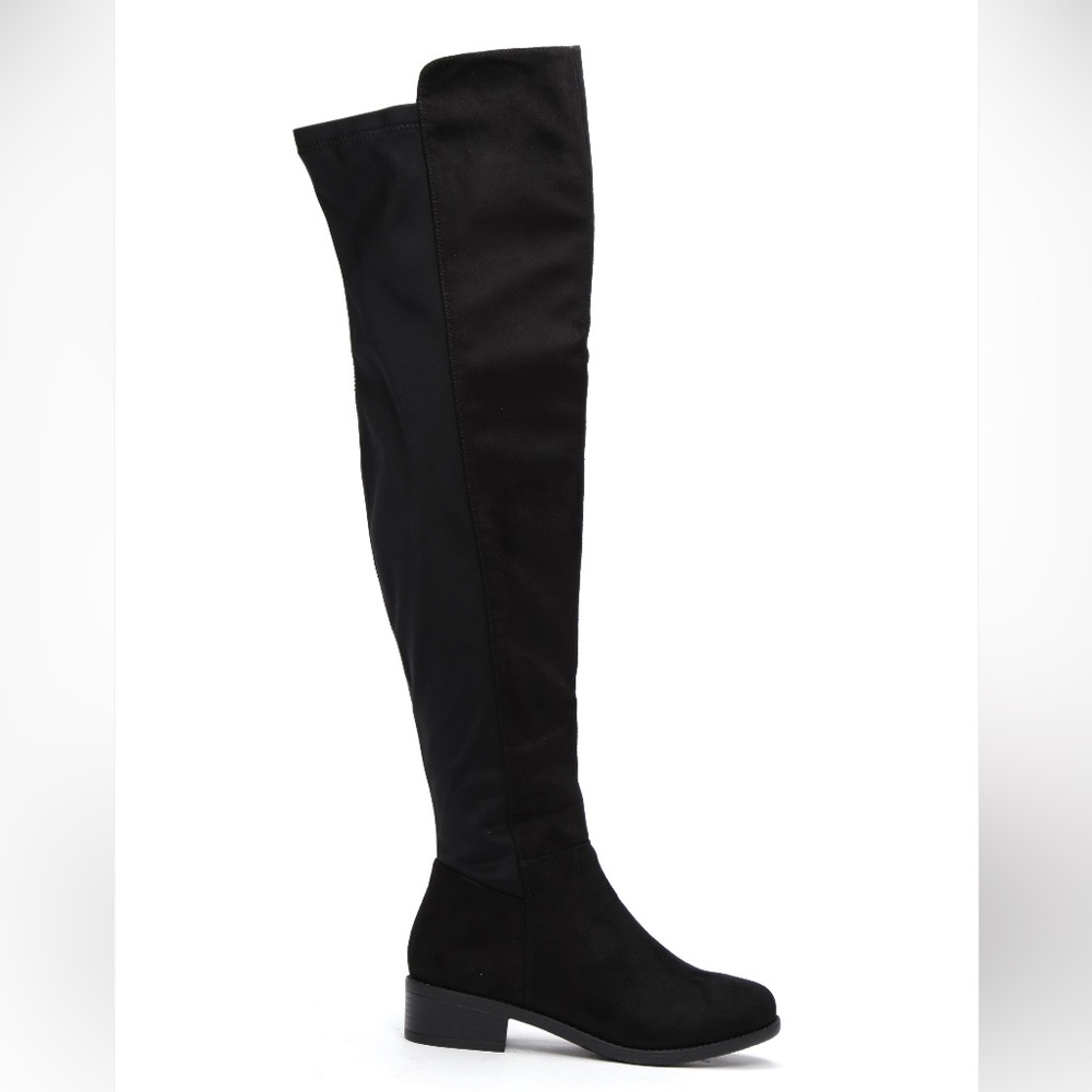 BRAND NEW BLACK THIGH HIGH BOOTS